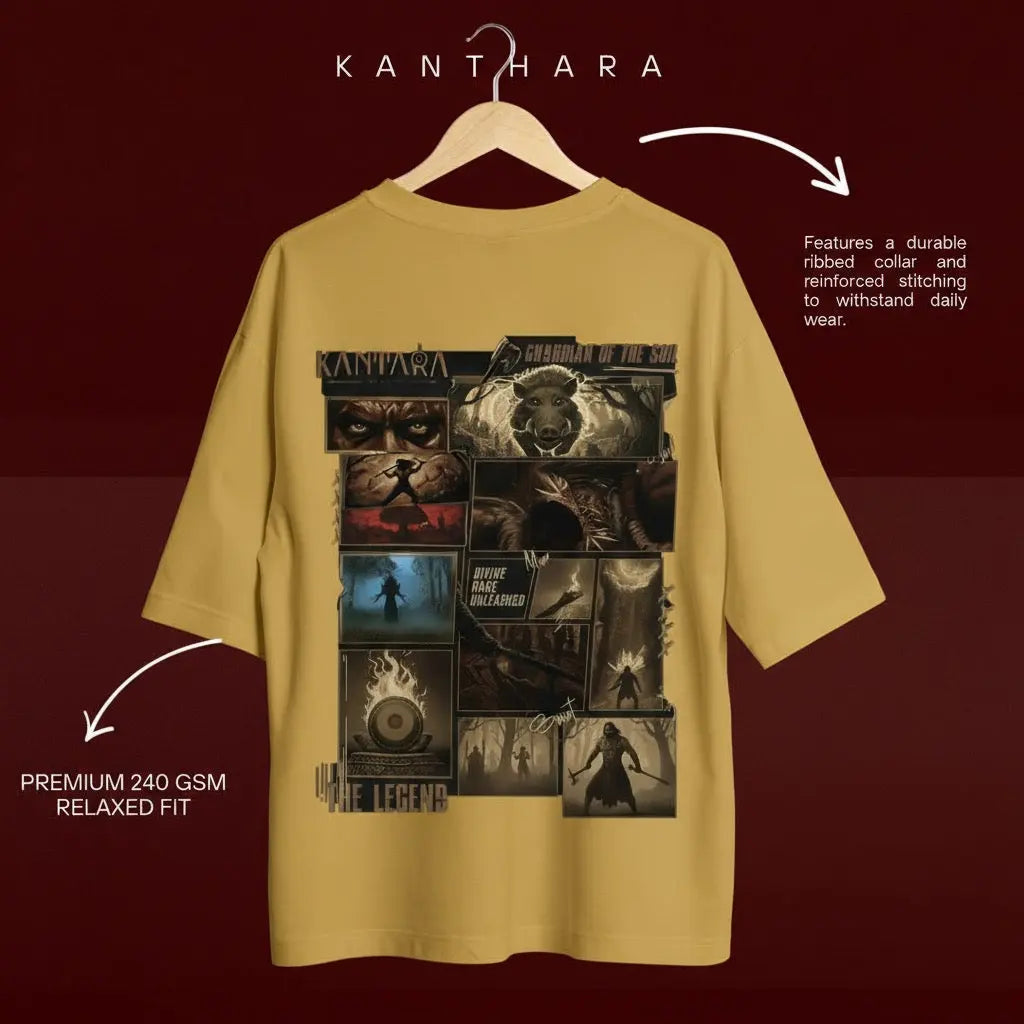 Kantara Legend: Limited Edition oversized T-shirt Bison Tribe