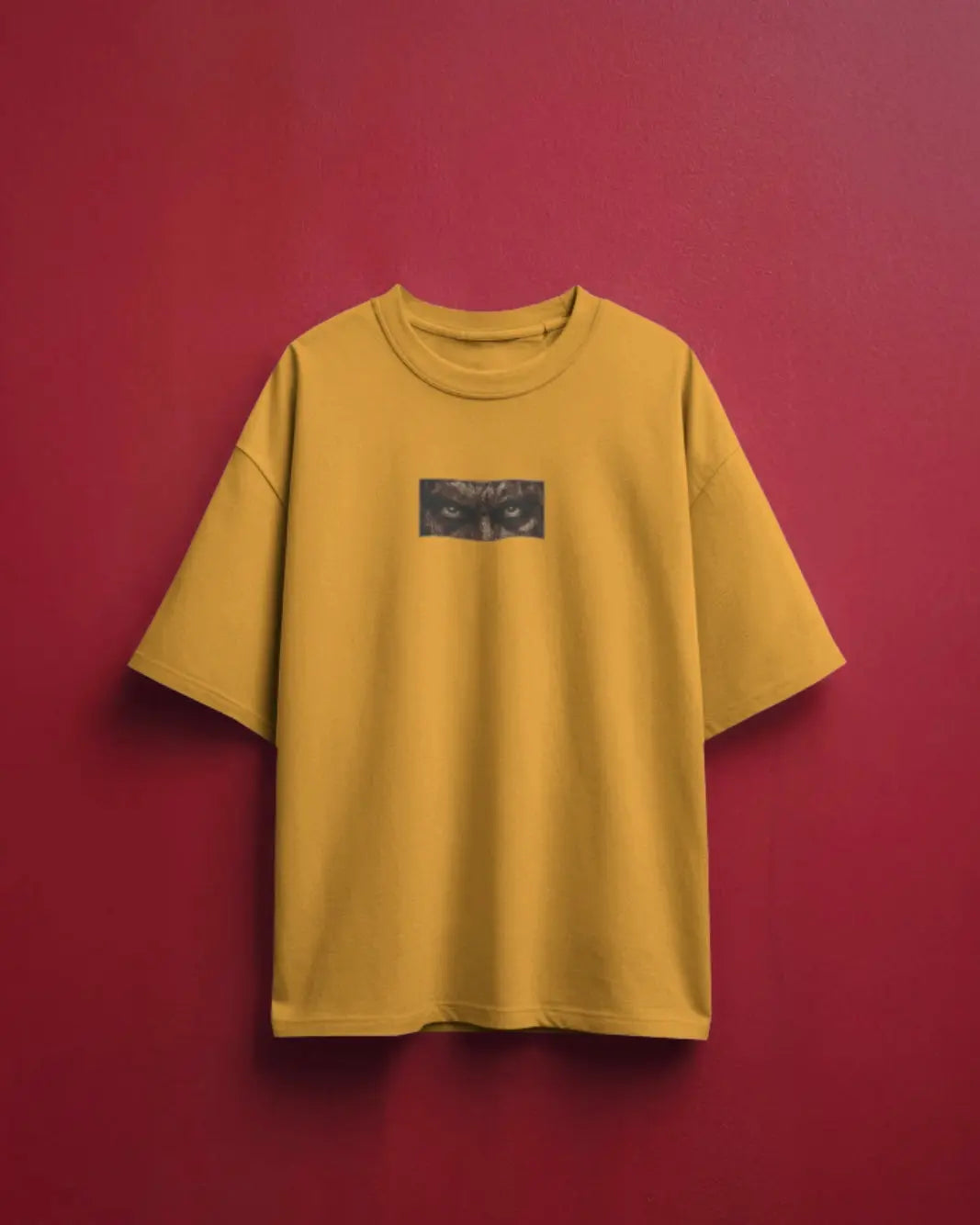 Yellow Kantara tshirt in red background